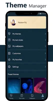 Dark Emui-9.1 Theme for Huawei android App screenshot 0